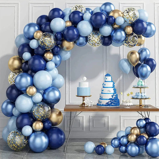 Dark Blue Balloon Garland