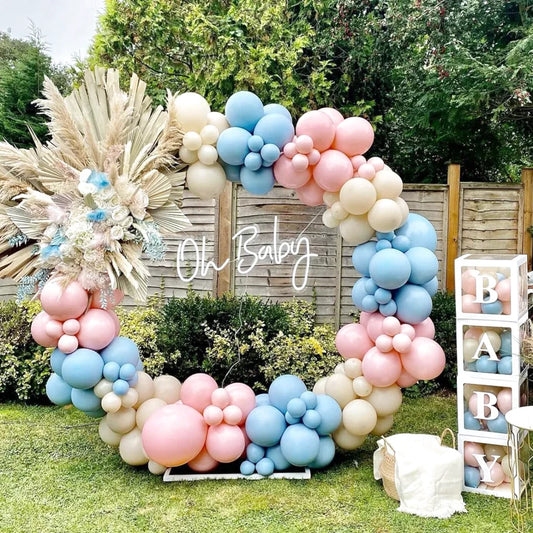 Gender Reveal Balloon Garland