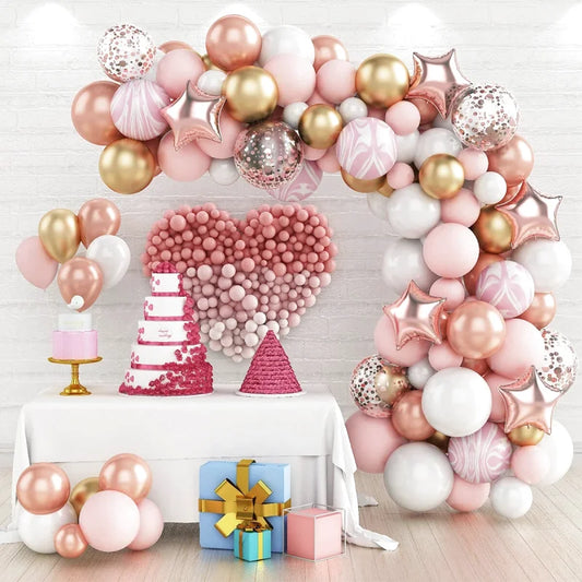 Pink Balloon Garland