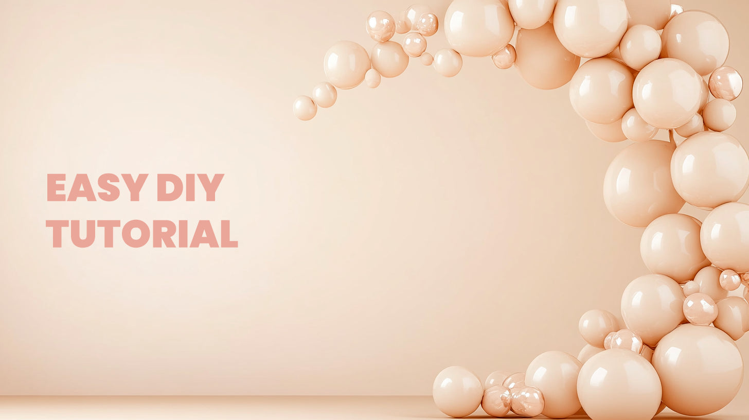 Load video: how to make a balloon garland